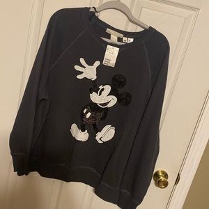 Mickey sequined sweatshirt. New with tags